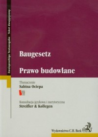 Baugesetz. Prawo budowlane - okładka książki