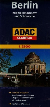 Berlin. ADAC StadtPlan (w skali - okładka książki