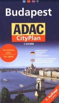Budapest. ADAC CityPlan (1:20 000) - okładka książki