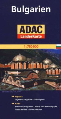Bulgarien. ADAC LanderKarte 1750 - okładka książki