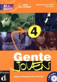 Gente Joven 4. B1+. Podręcznik - okładka podręcznika