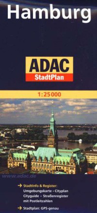 Hamburg. ADAC StadtPlan 125 000 - okładka książki
