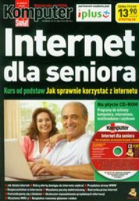 Internet dla seniora z płytą CD - okładka książki