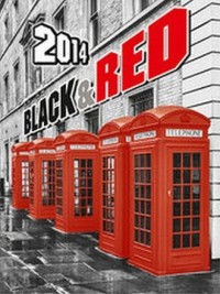 Kalendarz 2014. Black and red - okładka książki