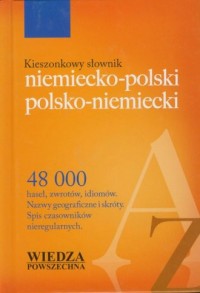 Kieszonkowy słownik niemiecko-polski - okładka książki