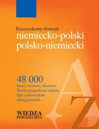 Kieszonkowy słownik niemiecko-polski - okładka podręcznika