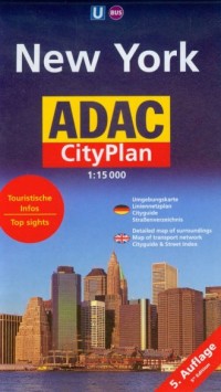 New York. ADAC CityPlan 115 000 - okładka książki