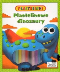 Plastelinowe dinozaury - okładka książki