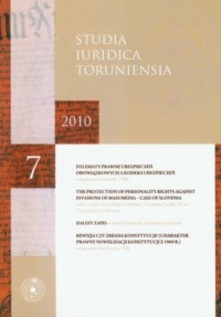 Studia Iuridica Toruniensia. Tom - okładka książki