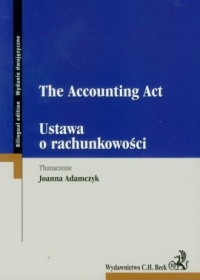 Ustawa o rachunkowości / The accounting - okładka książki