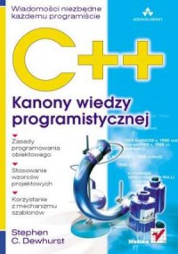 C++. Kanony wiedzy programistycznej - okładka książki