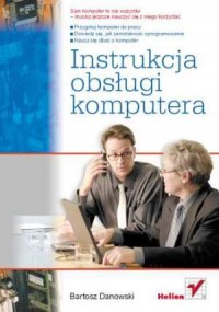 Instrukcja obsługi komputera - okładka książki