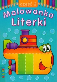 Malowanka. Literki cz. 2 - okładka książki