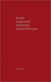 Myślenie architekturą - okładka książki