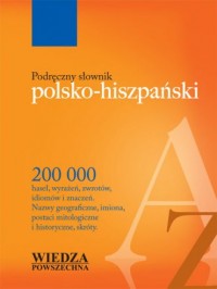 Podręczny słownik polsko-hiszpański - okładka książki
