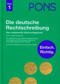 Pons. Die deutsche rechtschreibung - okładka podręcznika