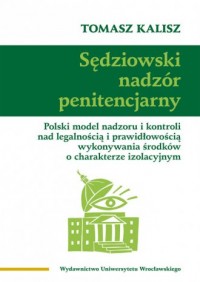 Sędziowski nadzór penitencjarny - okładka książki