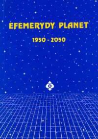 Efemerydy planet 1950-2050 - okładka książki
