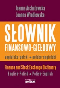 Słownik finansowo-giełdowy angielsko-polski, - okładka książki