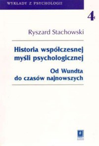 Historia współczesnej myśli psychologicznej. - okładka książki