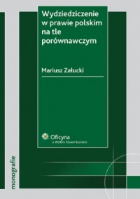 Wydziedziczenie w prawie polskim - okładka książki