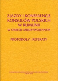 Zjazdy i konferencje konsulów polskich - okładka książki
