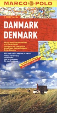 Dania. Mapa Marco Polo (w skali - okładka książki