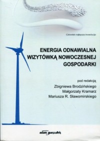 Energia odnawialna wizytówką nowoczesnej - okładka książki