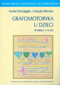 Grafomotoryka u dzieci w wieku - okładka książki