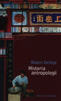 Historia antropologii - okładka książki