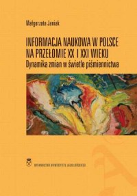 Informacja naukowa w Polsce na - okładka książki
