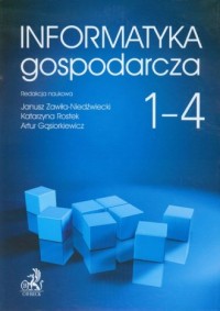 Informatyka gospodarcza. Tom 1-4 - okładka książki