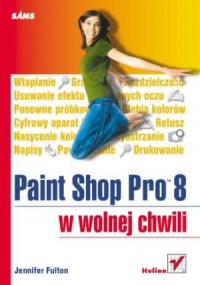 Paint Shop Pro 8 w wolnej chwili - okładka książki