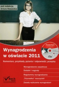 Wynagrodzenia w oświacie 2011 (+ - okładka książki