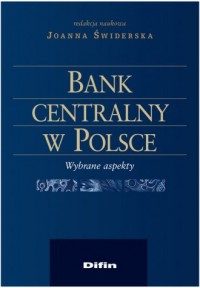 Bank centralny w Polsce - okładka książki