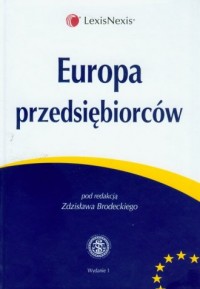 Europa przedsiębiorców - okładka książki