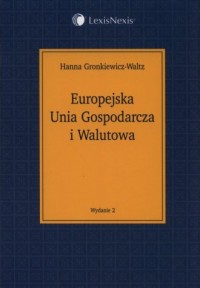Europejska Unia Gospodarcza i Walutowa - okładka książki