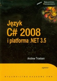 Język C# 2008 i platforma .NET - okładka książki