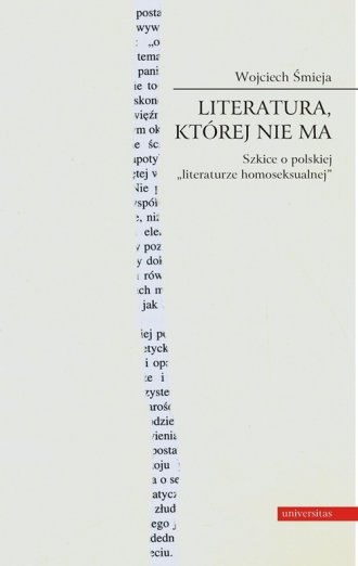 Literatura, której nie ma - okładka książki