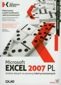 Microsoft Excel 2007 PL. Analiza - okładka książki