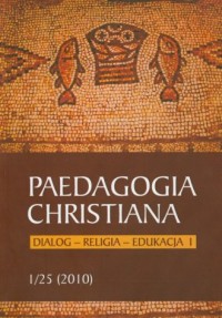 Paedagogia Christiana 1/25 (2010) - okładka książki