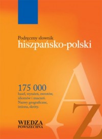Podręczny słownik hiszpańsko-polski - okładka książki