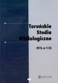 Toruńskie Studia Bibliologiczne - okładka książki