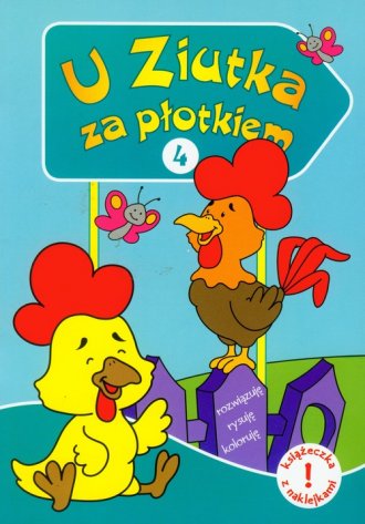 U Ziutka za płotkiem 4 - okładka książki