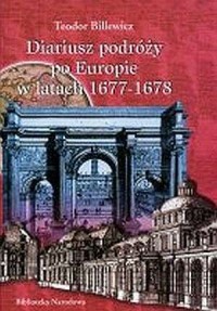 Diariusz podróży po Europie w latach - okładka książki