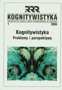 Kognitywistyka 1/2005. Kognitywistyka. - okładka książki