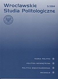 Wrocławskie Studia Politologiczne - okładka książki