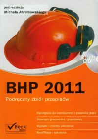 BHP 2011. Podręczny zbiór przepisów - okładka książki