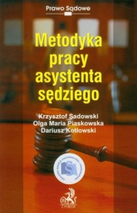 Metodyka pracy asystenta sędziego - okładka książki