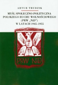 Myśl społeczno polityczna polskiego - okładka książki